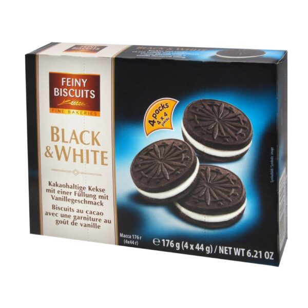 Biscuiti cu umplutura de vanilie 176g