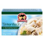 Calamar in ulei de floarea soarelui feliat 183g