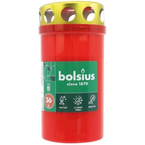 Candela rosie cu capac 11x5.5cm