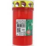 Candela rosie cu capac 11x5.5cm(a)