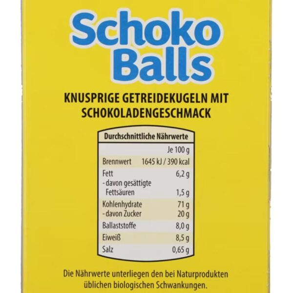Cereale vegane Schoko Balls 750g