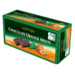 Ciocolata amaruie cu portocala si menta 200g