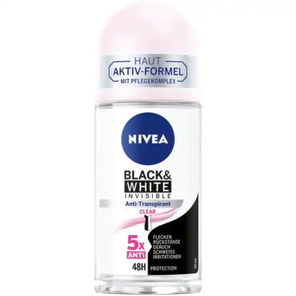Deo roll-on Nivea Invisible Black & White 50ml