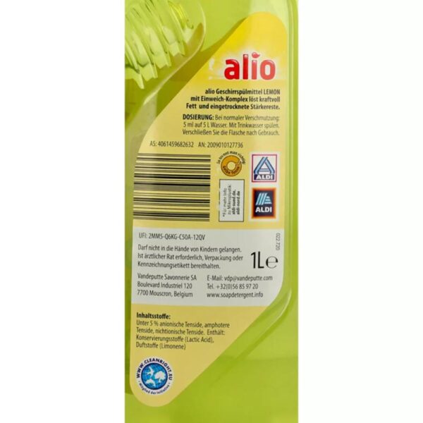 Detergent vase Alio lemon 1L