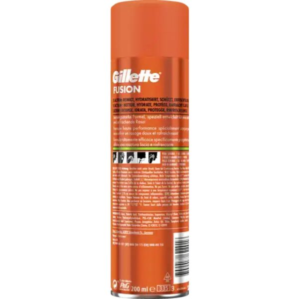 Gel de ras Gillette Fusion 200ml