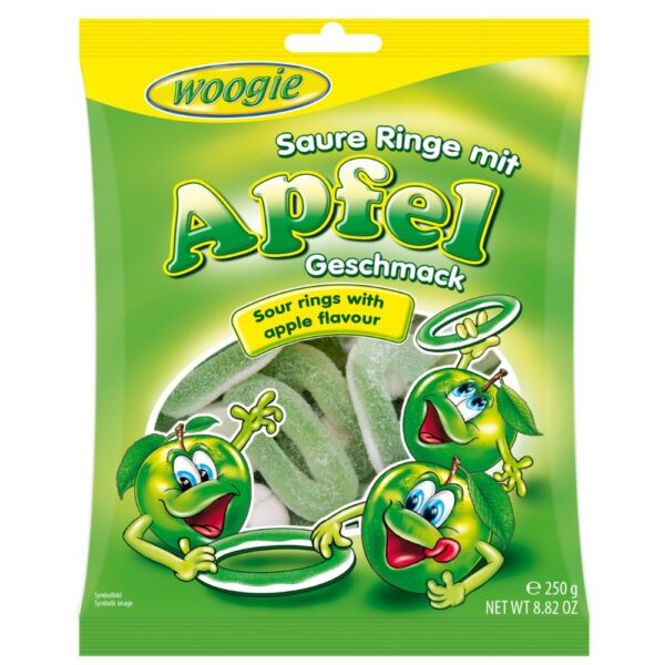 Jeleu inele de mar acru 250g