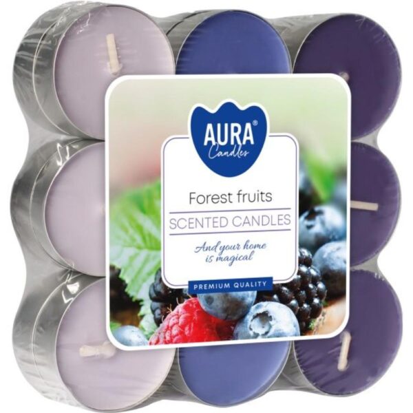 Lumanari parfumate fructe de padure 18 bucati