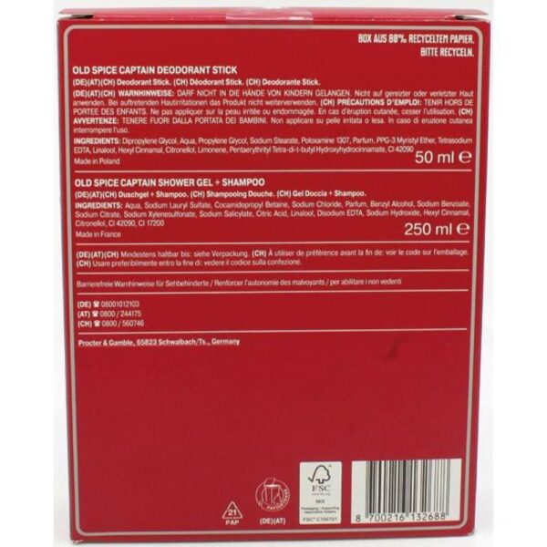 Set cadou Old Spice Captain 400ml(a)