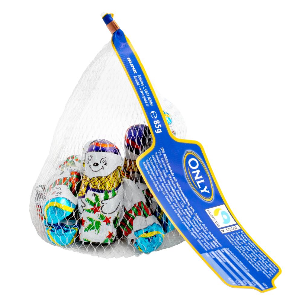 Ciocolatele cu lapte Mos Craciun alb 85g