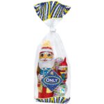 Mos Craciun de ciocolata cu globuri 100g