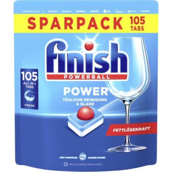 Tablete Finish All in one Power 105buc