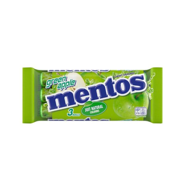 Drajeuri Mentos mar verde 3x38g