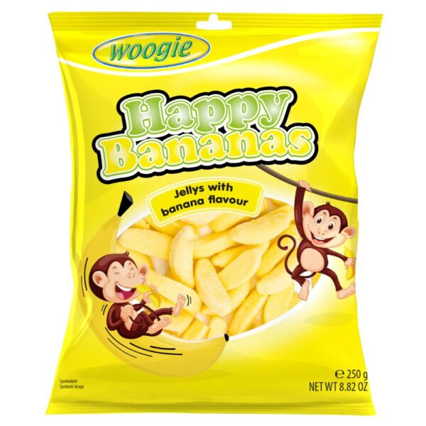 Jeleuri de banane glazurate cu zahar 250g