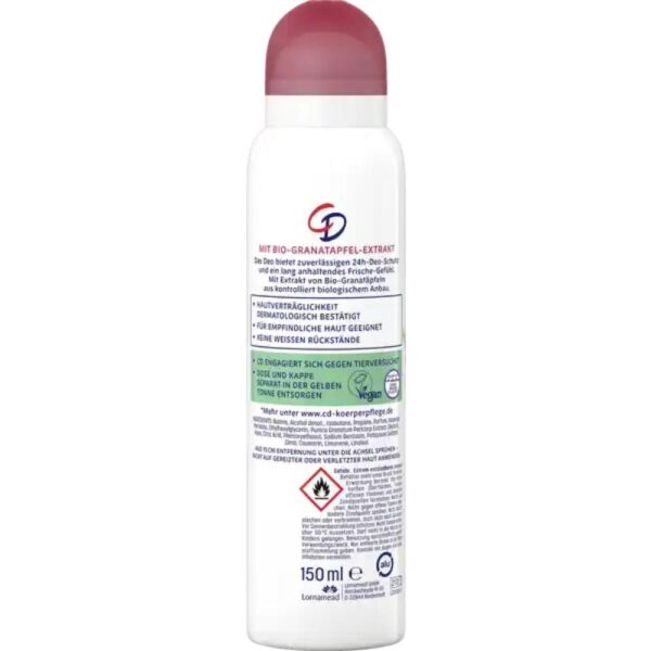 Deo spray CD cu rodie 150ml