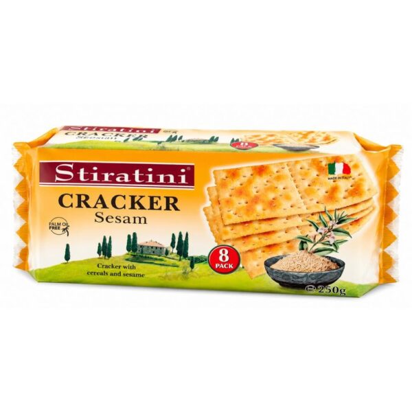 Biscuiti cu cereale si susan 250g