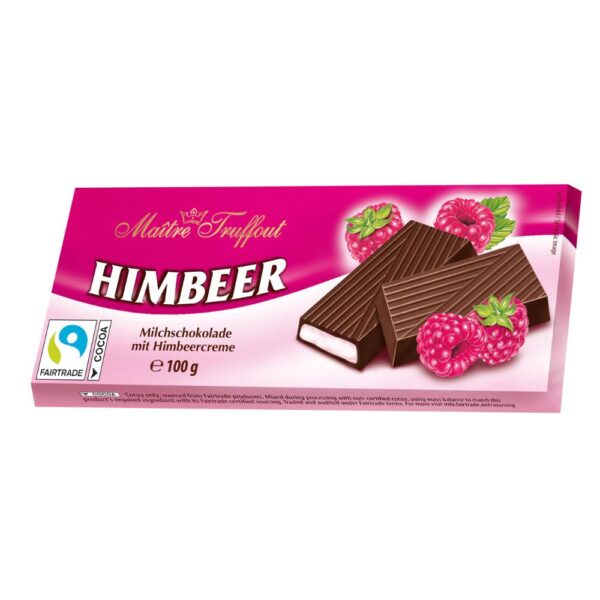 Ciocolata amaruie umplutura zmeura 62% 100g