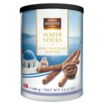 Rulouri de napolitane cu ciocolata neagra 400g