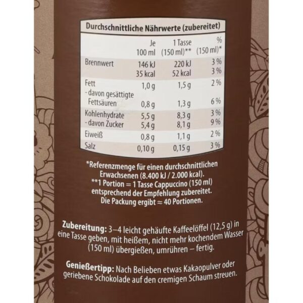 Cappuccino Amaroy cu ciocolata 500g