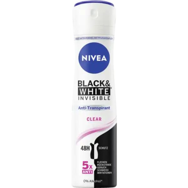 Deodorant spray Nivea Invisible Black & White 150ml