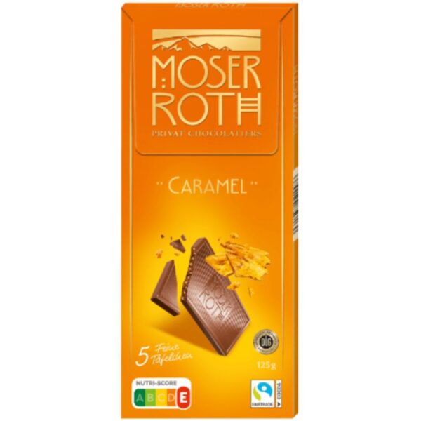 Ciocolata cu caramel Moser Roth 125g