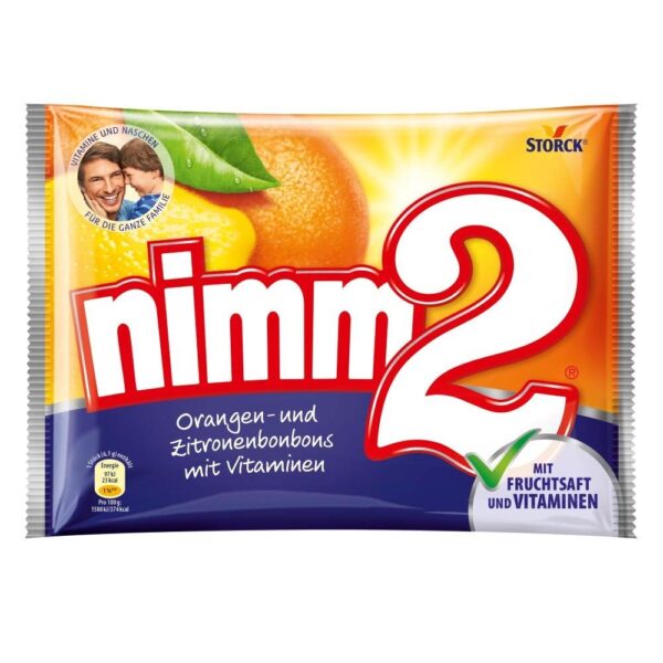 Bomboane Nimm2 fructe si vitamine 240g