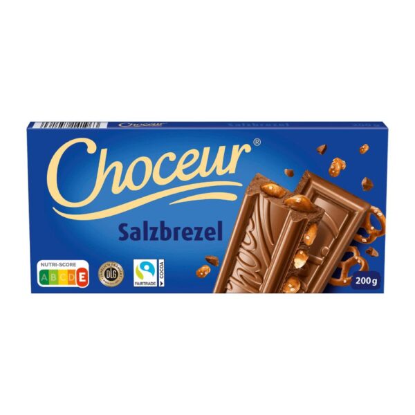 Ciocolata Choceur cu covrigei sarati 200g