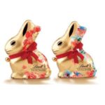 Iepuras floral Lindt cu lapte 100g - imagine 2