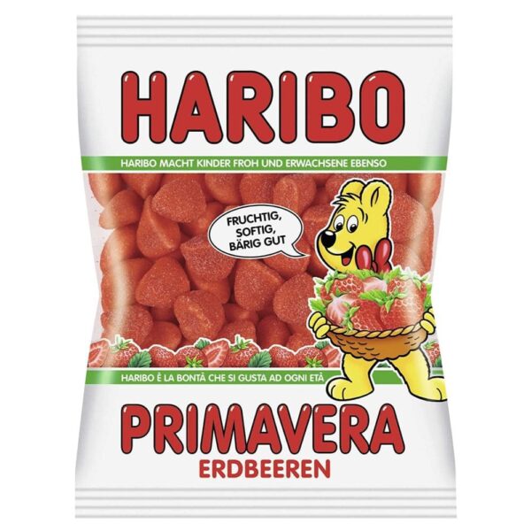 Jeleuri Haribo capsune Primavera 175g