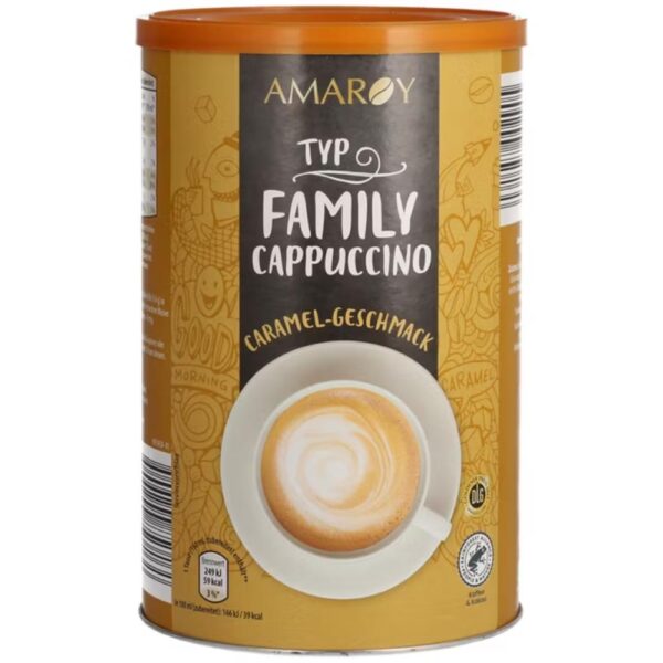 Cappuccino Amaroy cu caramel 500g
