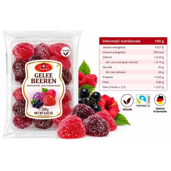 Jeleu fructe de padure Sir Charles 250g