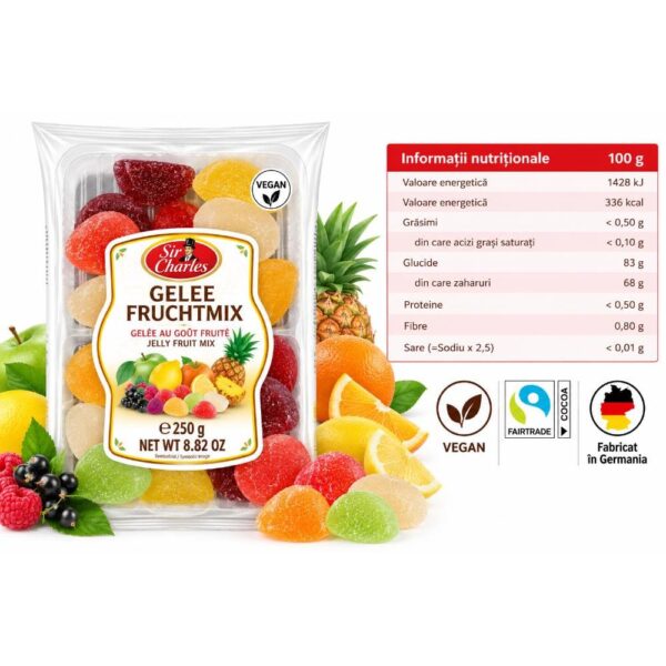 Jeleu mix de fructe Sir Charles 250g