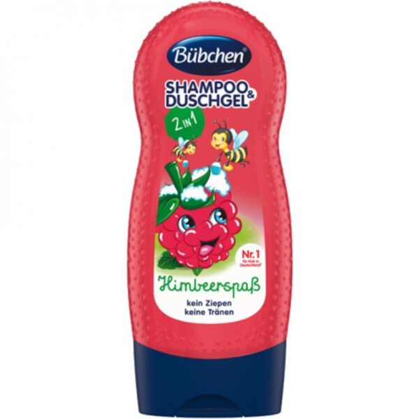 sampon-si-gel-de-dus-2in1-bübchen-cu-zmeura-230ml