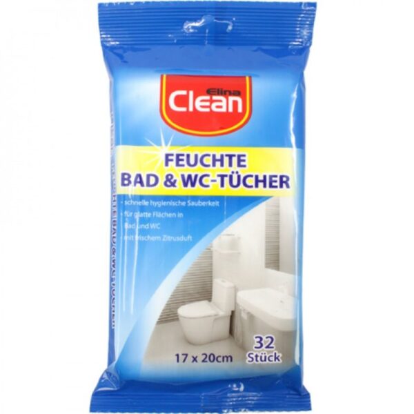 Servetele baie si wc Elina Clean 32 bucati
