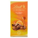 Ciocolata cu lapte si lichior Cointreau Lindt 100g