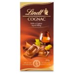 Ciocolata cu lapte si coniac Lindt 100g