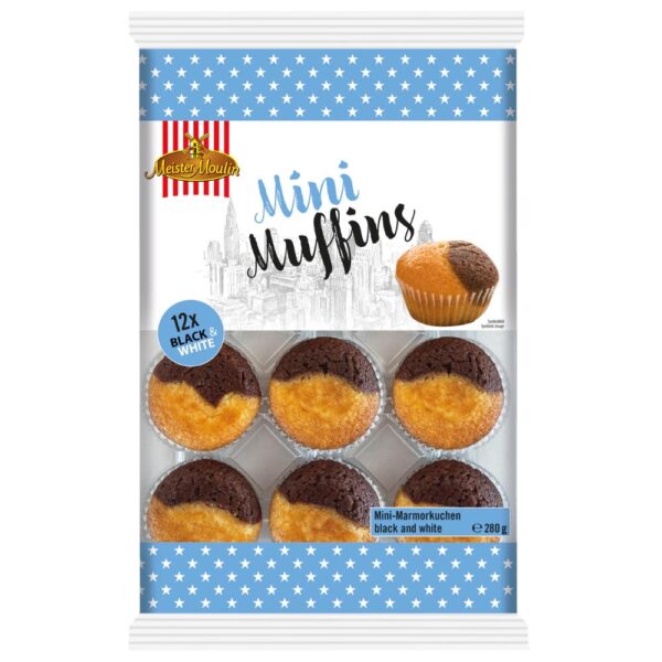 Mini Muffins Black&White 280g
