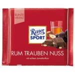 Ciocolata Ritter Sport Rum Trauben Nuss 100g