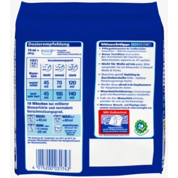 Detergent Weiser Riese Megaperls 19 spalari