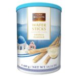 Rulouri de napolitane cu crema de vanilie 400g