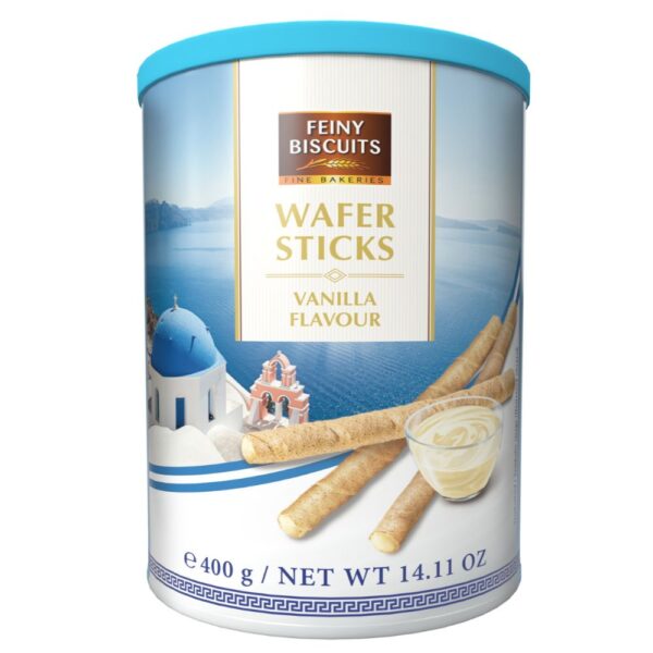 Rulouri de napolitane cu crema de vanilie 400g