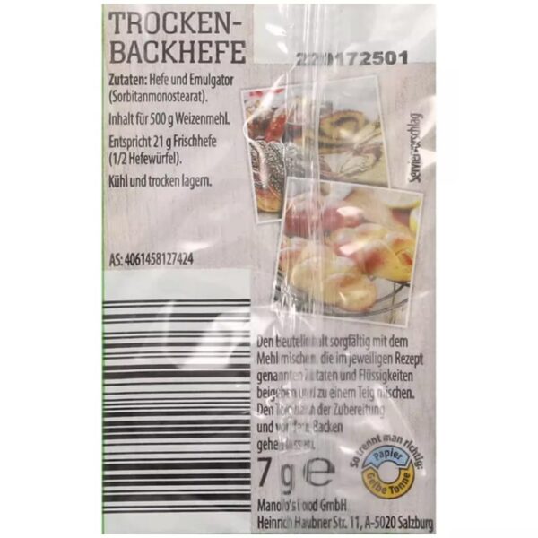 Drojdie uscata Back Family 6x7g