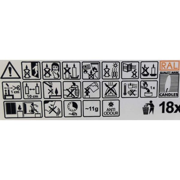 Lumanari parfumate portocala 18 bucati(1)