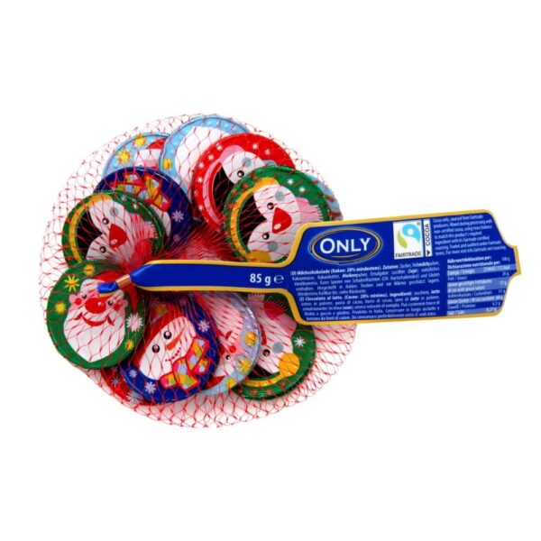 Ciocolatele monede Craciun pinguini 85g