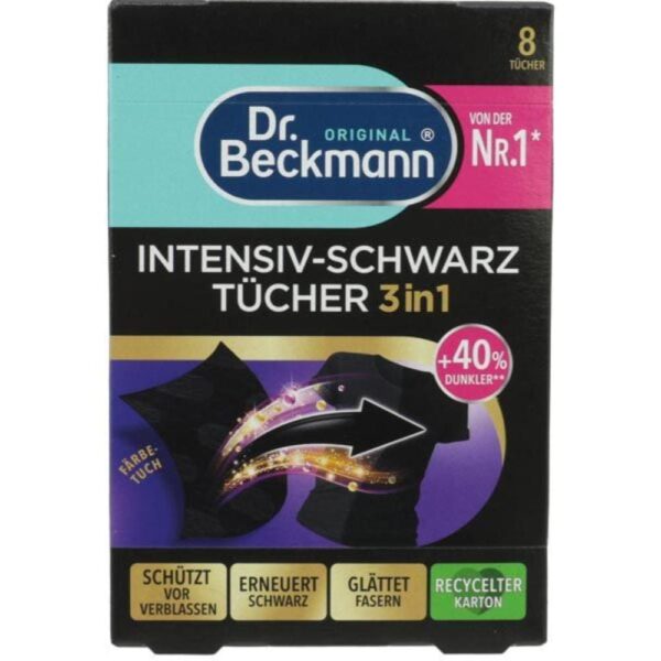 Servetele Dr. Beckmann rufe negre 8 bucati
