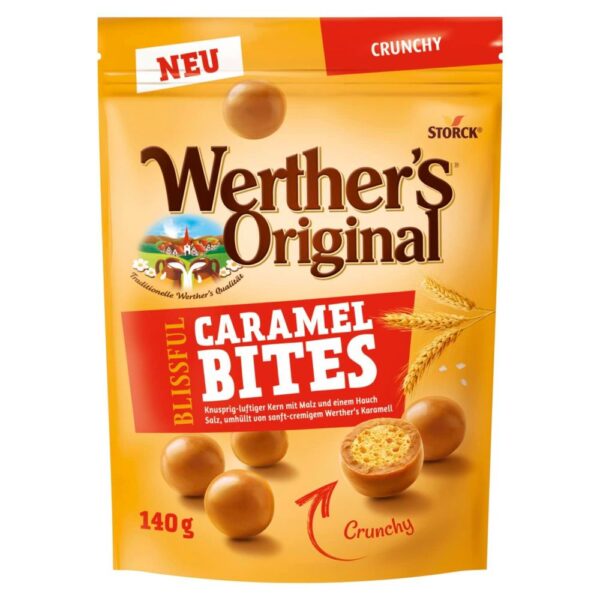Caramel Bites Crunchy Werther's 140g
