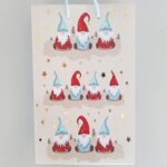 Punga cadou gnomi si stele 23x18cm