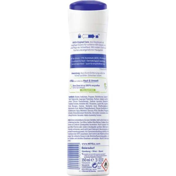 Deodorant Nivea Original Care 150ml