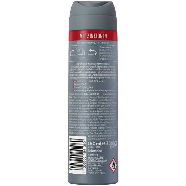 Deodorant Hidro Fugal Men Aktiv Schutz 150ml