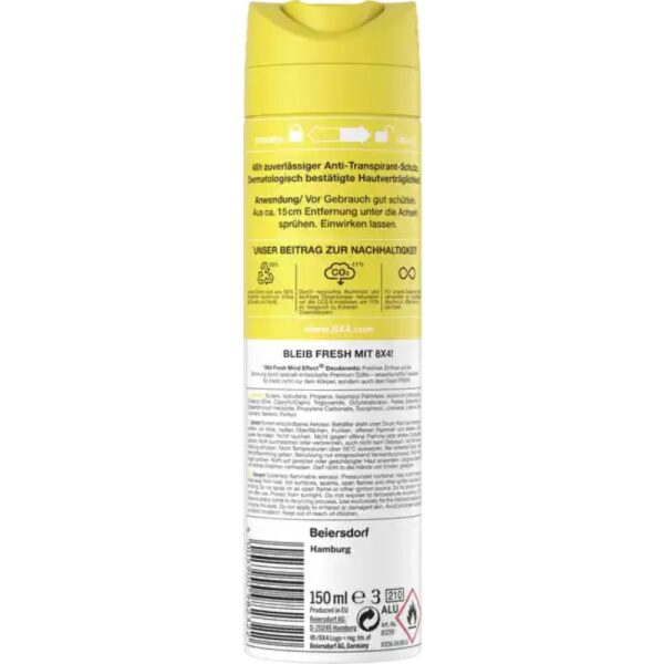 Deodorant dama 8x4 Splashy Citrus 150ml