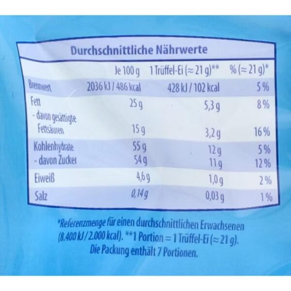 Oua trufe cu ciocolata si amaretto 150g